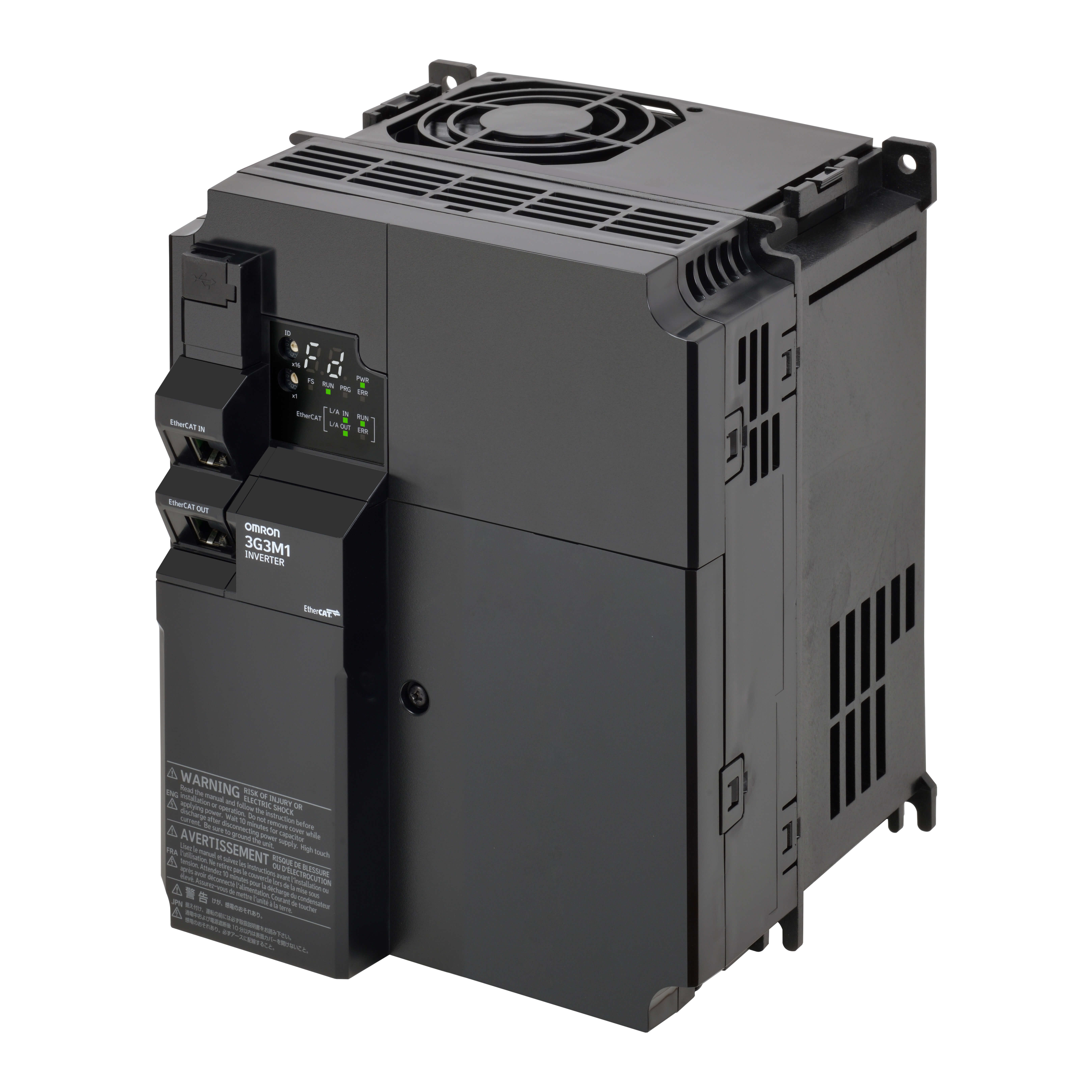 Omron 3G3M1-A4055-ECT — M1 Frekans İnvertör (VFD) (400V sınıfı (üç faz))