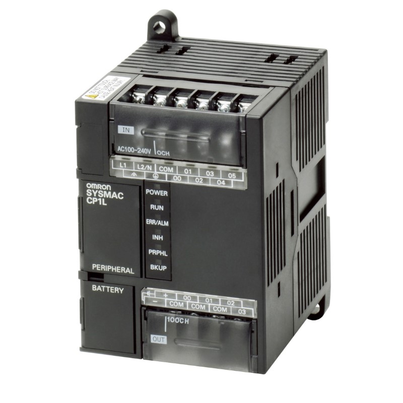 Omron CP1L-L10DR-D CP1L Serisi Kompakt PLC (10 I/O, Röle, 24VDC)