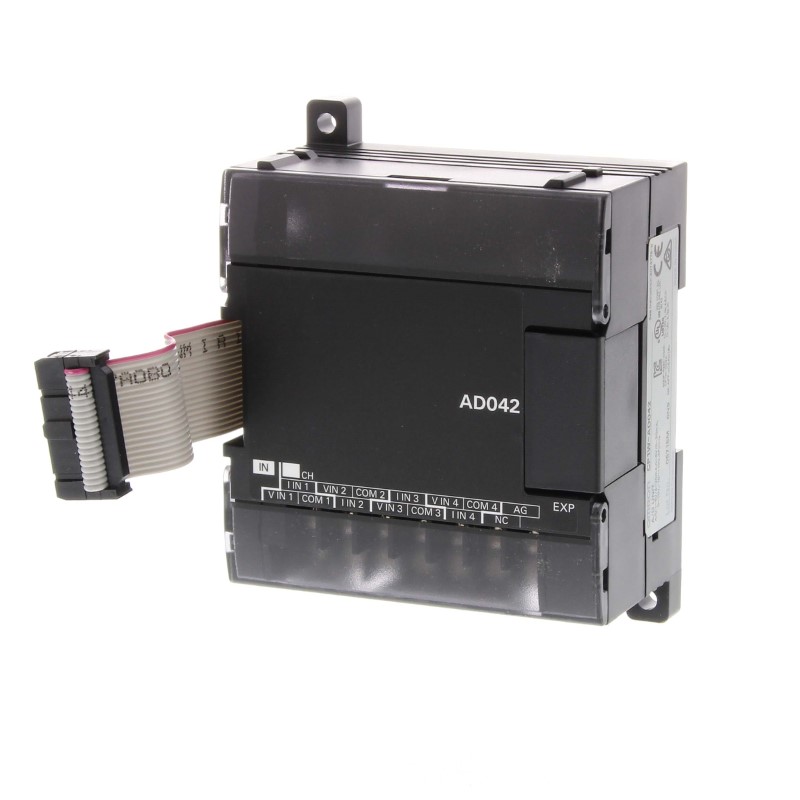 Omron CP1W-AD042 — Analog giriş ünitesi (CP1W Genişletme)