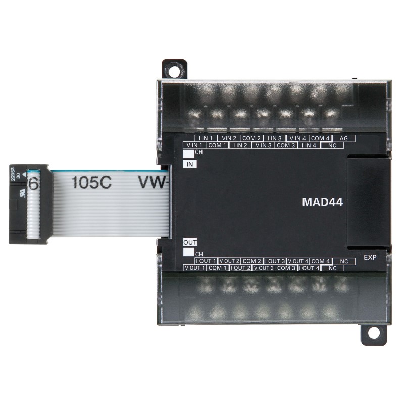 Omron CP1W-MAD44 — Analog karışık giriş/çıkış ünitesi (CP1W Genişletme)