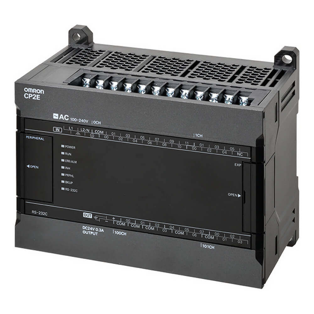 Omron CP2E-E30DR-A CP2E Serisi Kompakt PLC (30 I/O, Röle, 100-240VAC)