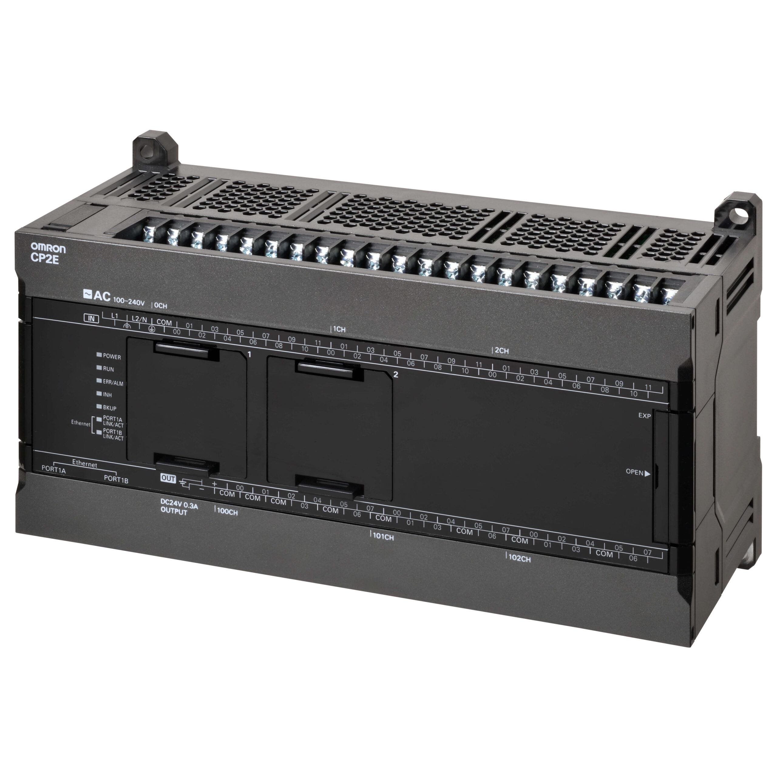 Omron CP2E-N60DT1-D CP2E Serisi Kompakt PLC (60 I/O, Transistör, 24VDC)