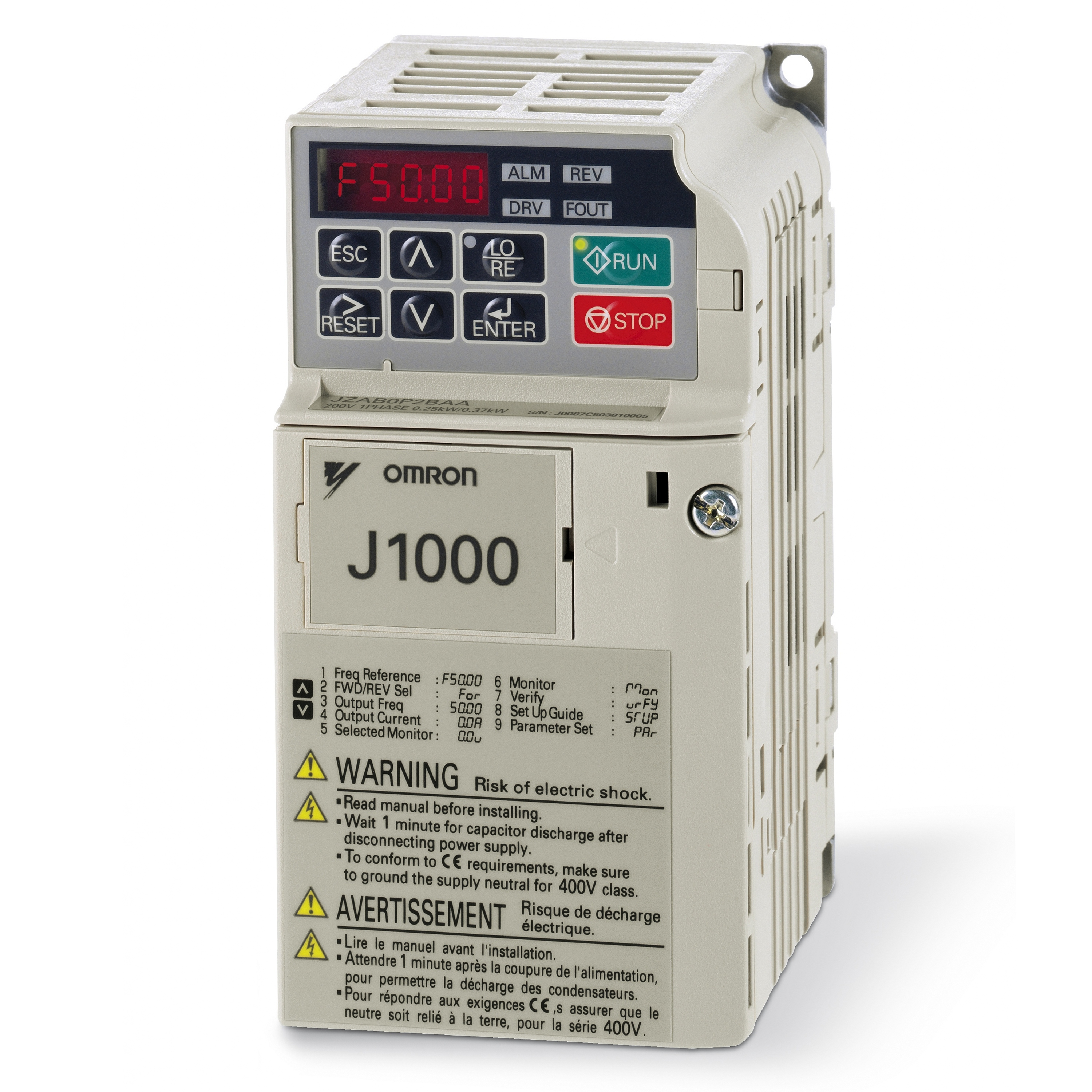 Omron JZAB0P2BAA — J1000 Frekans İnvertör (VFD)