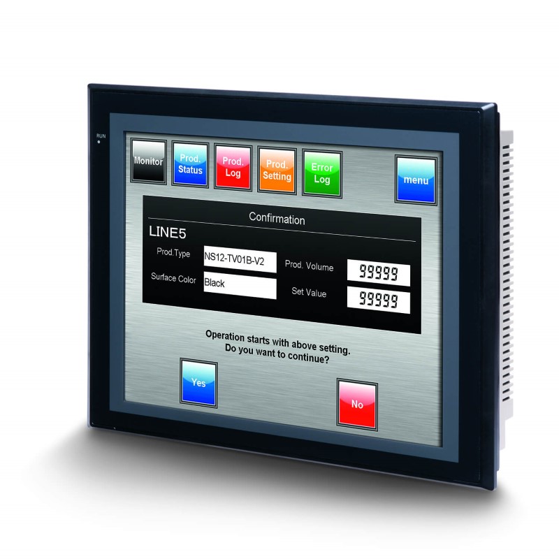 Omron NS12-TS00B-V2 12,1" NS Serisi (NS8–NS15) HMI dokunmatik operatör paneli