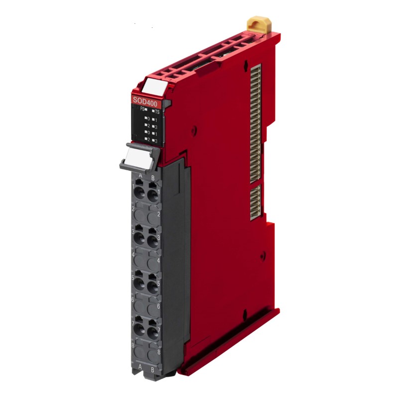 Omron NX-SOD400 — Güvenlik çıkış modülü (NX Serisi)