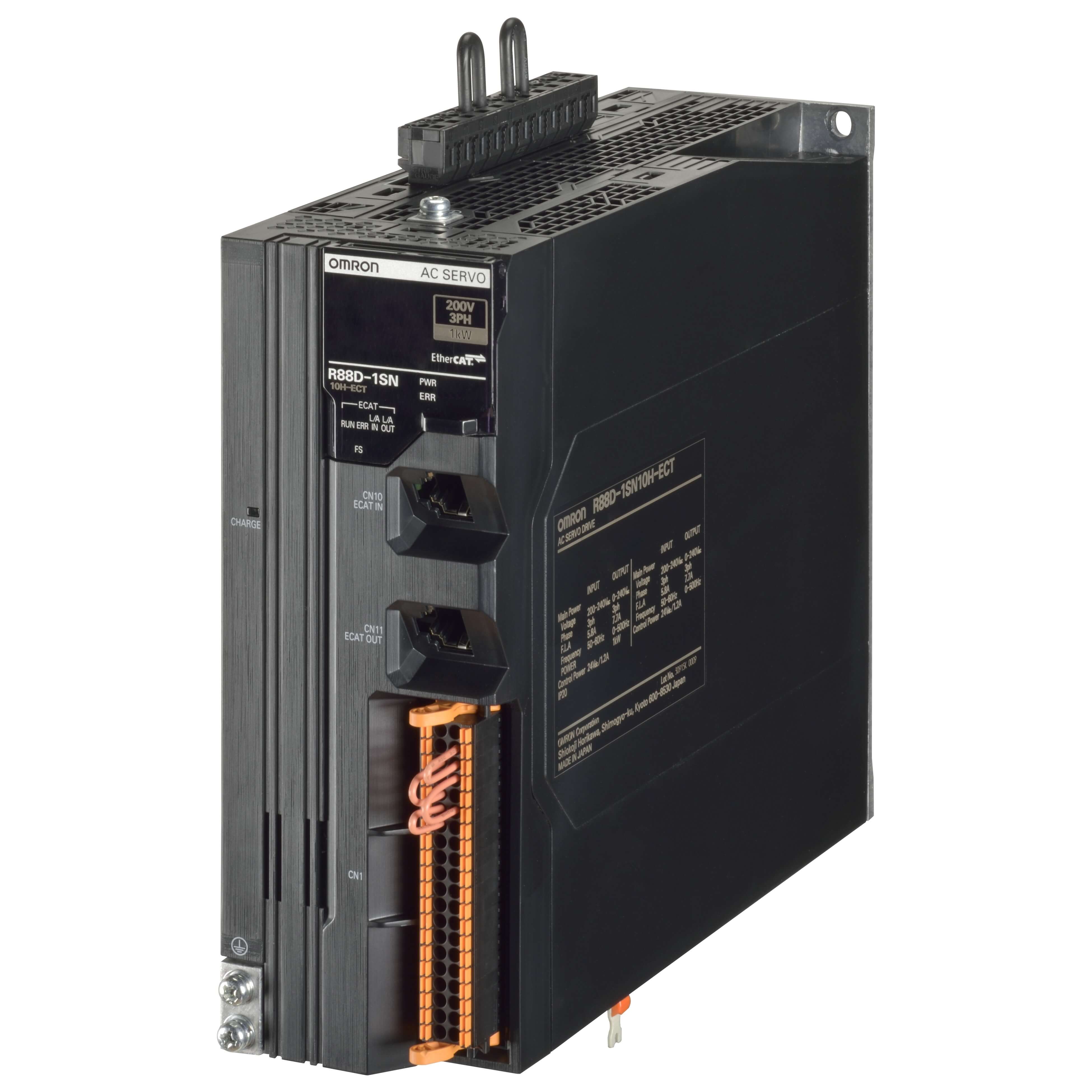 Omron R88D-1SN08H-ECT — 1S Serisi Servo Sürücü (EtherCAT)