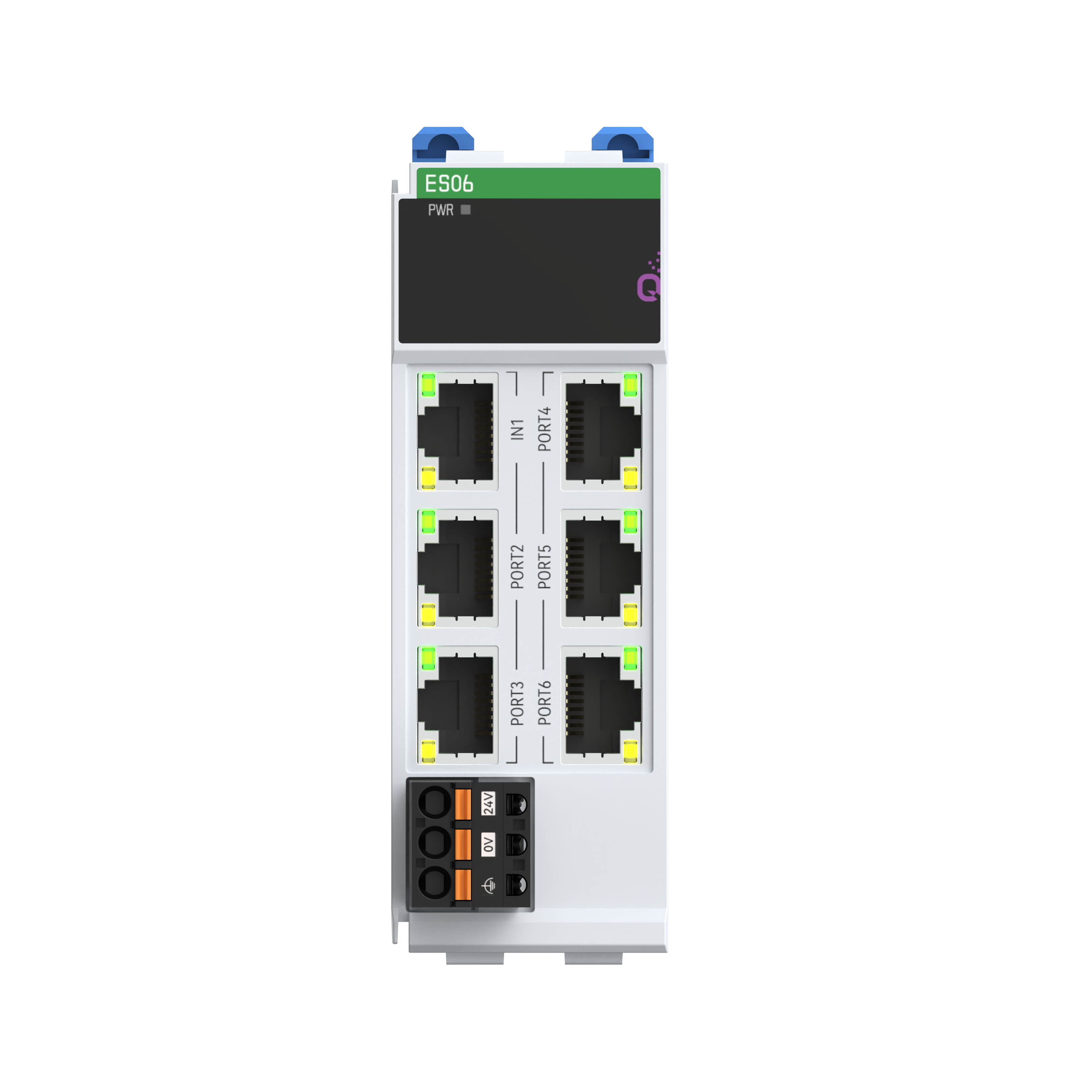 HCFA HCQX-ES06-D EtherCAT Junction (6 Port Hub)